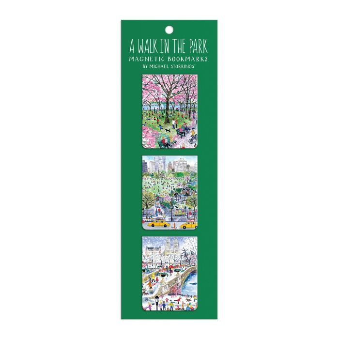 GALISON - MICHAEL STORRINGS WALK IN THE PARK MAGNETIC BOOKMARKS MULTI-COLOURED 4X0.01X5.5CM