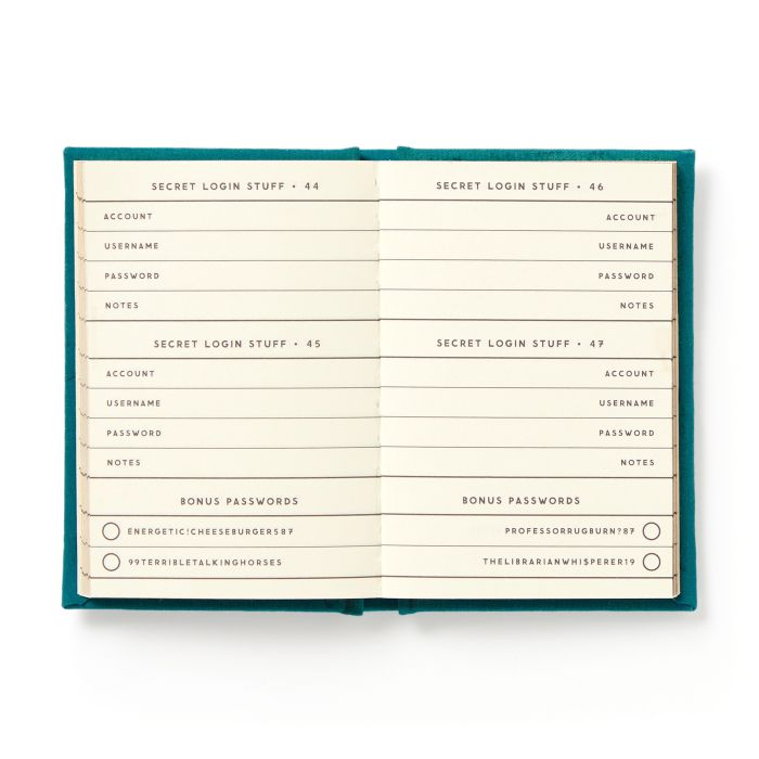 BRASS MONKEY - DEFINITELY NOT MY PASSWORDS | A TINY PASSWORD DIARY