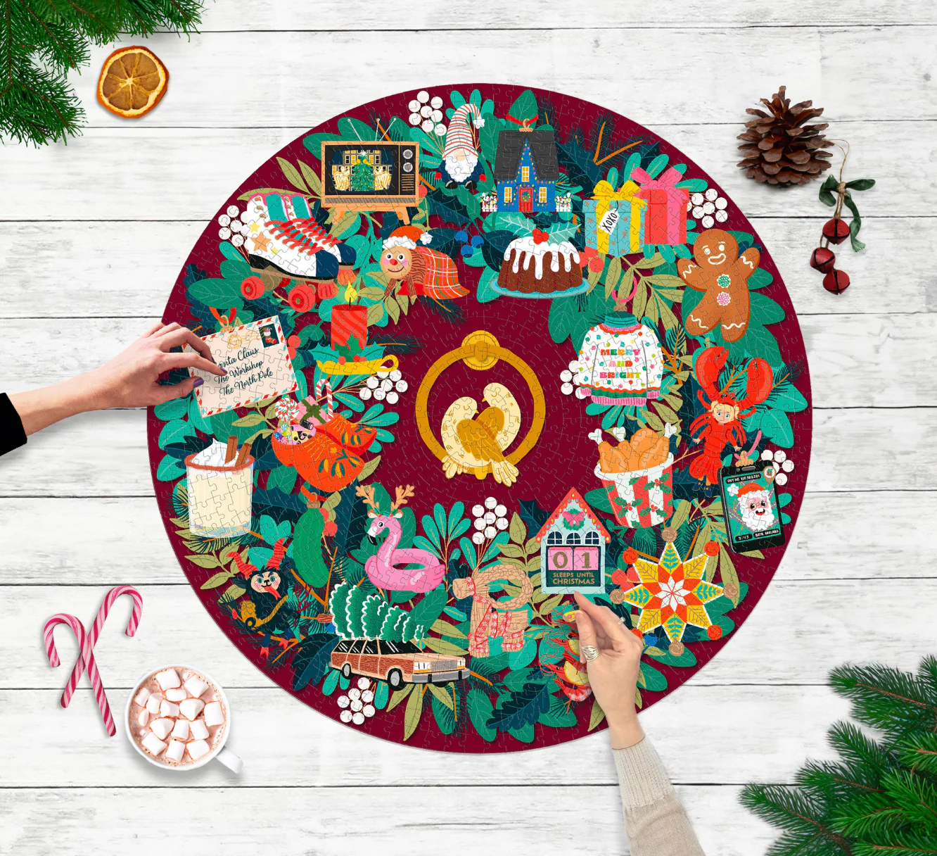 RIDLEYS - CHRISTMAS COUNTDOWN JIGSAW PUZZLE 1000PC