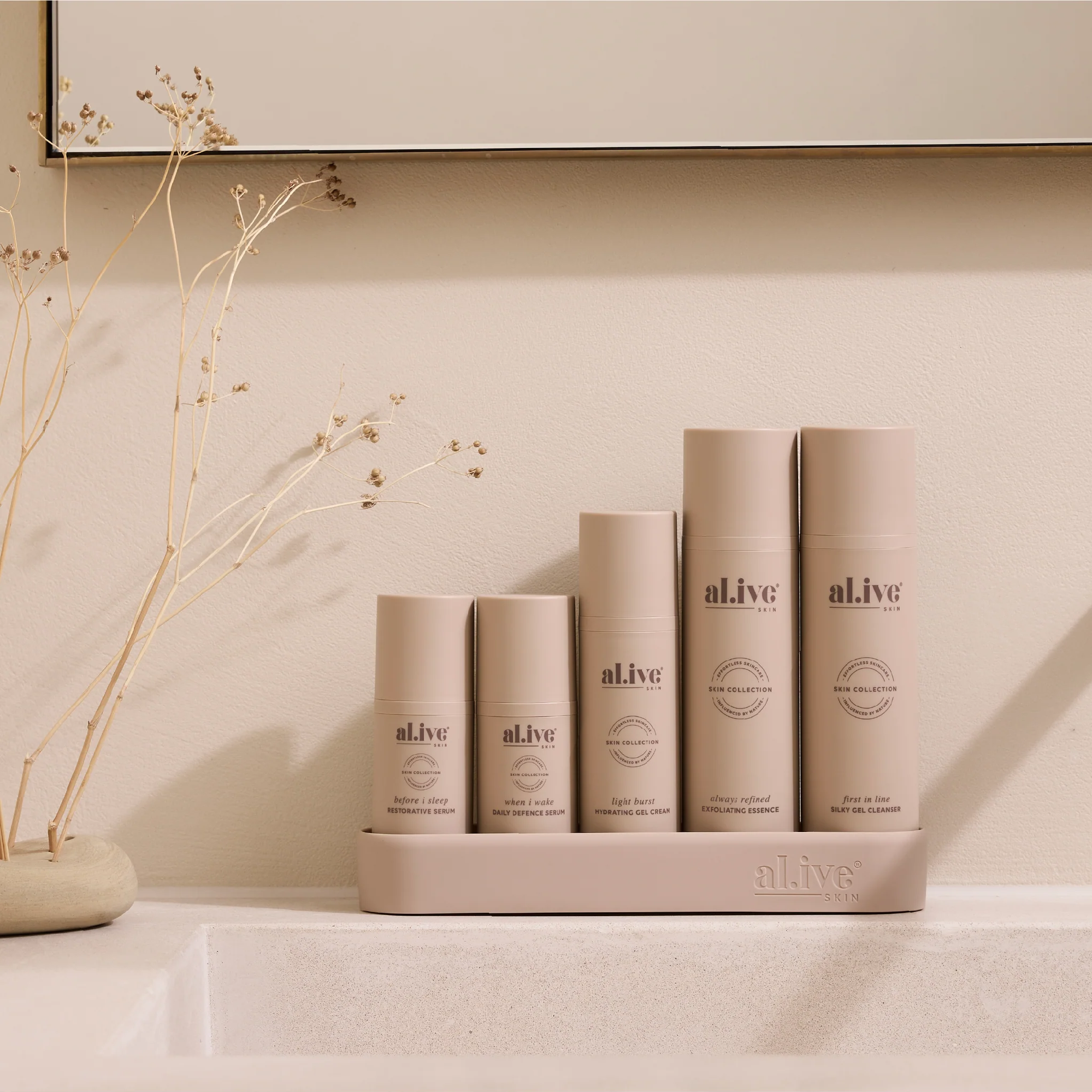 Discover the new al.ive skin range at Olivia & Grace