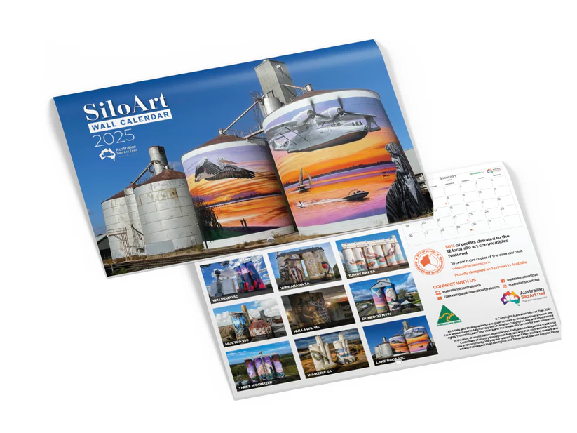 2025 Silo Art Calendar Datesheet