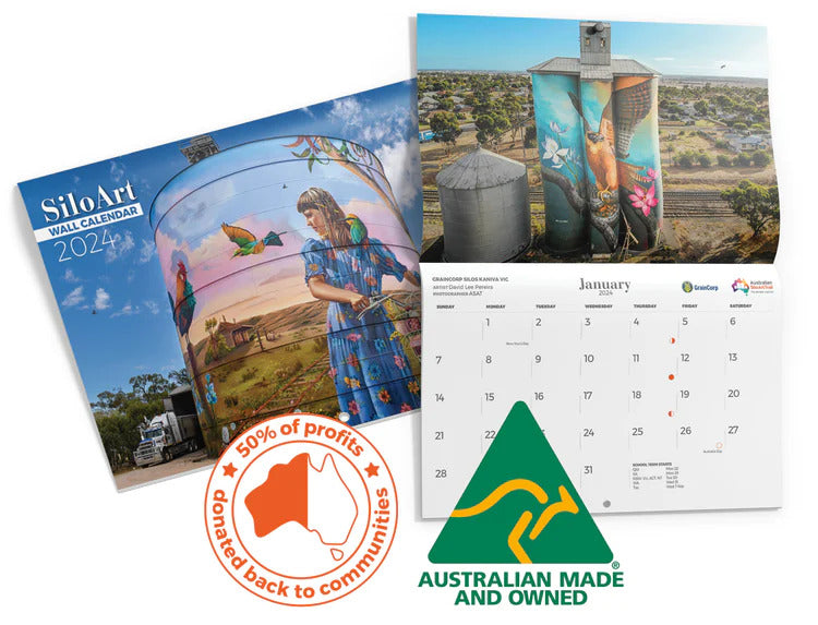 Embrace the Essence of Australia with Silo Art Calendars and Postcards