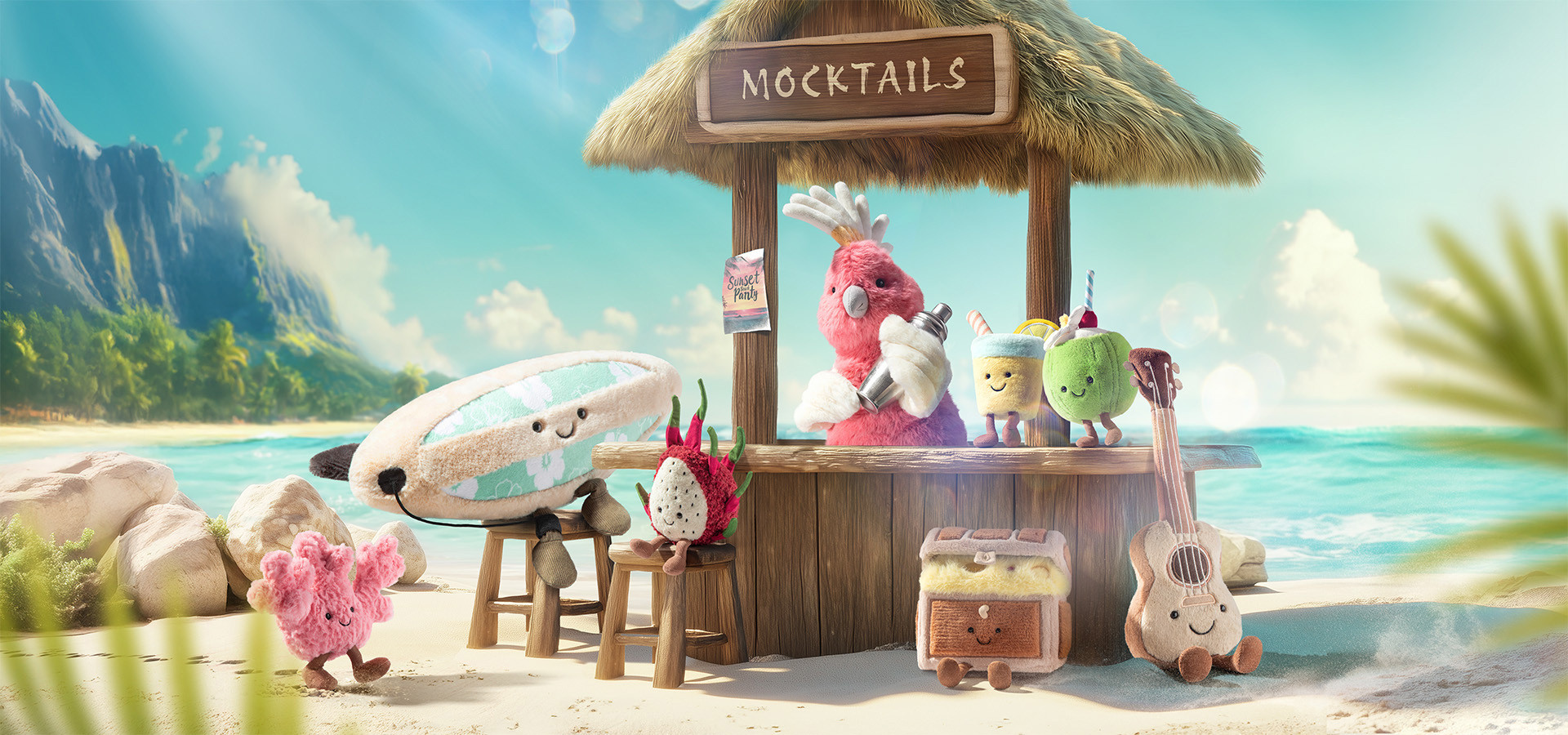 The 2025 Jellycat High Summer Collection is Coming to Perth – Only at Olivia & Grace! 🐚🌴