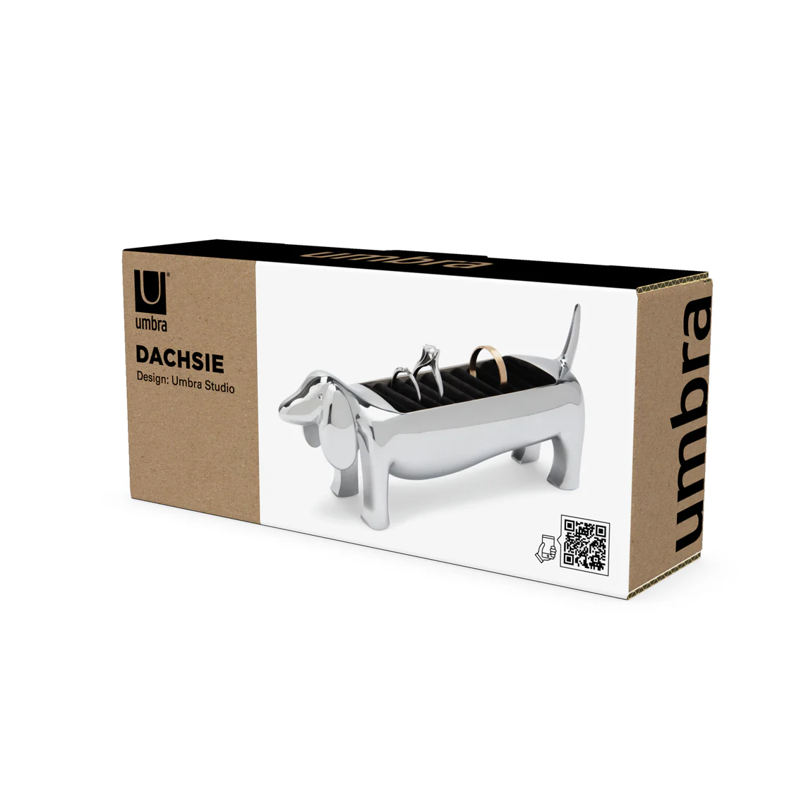UMBRA - DACHSIE RING HOLDER | CHROME