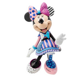 DISNEY BRITTO - MINNIE MOUSE PINK/BLUE LARGE FIGURINE