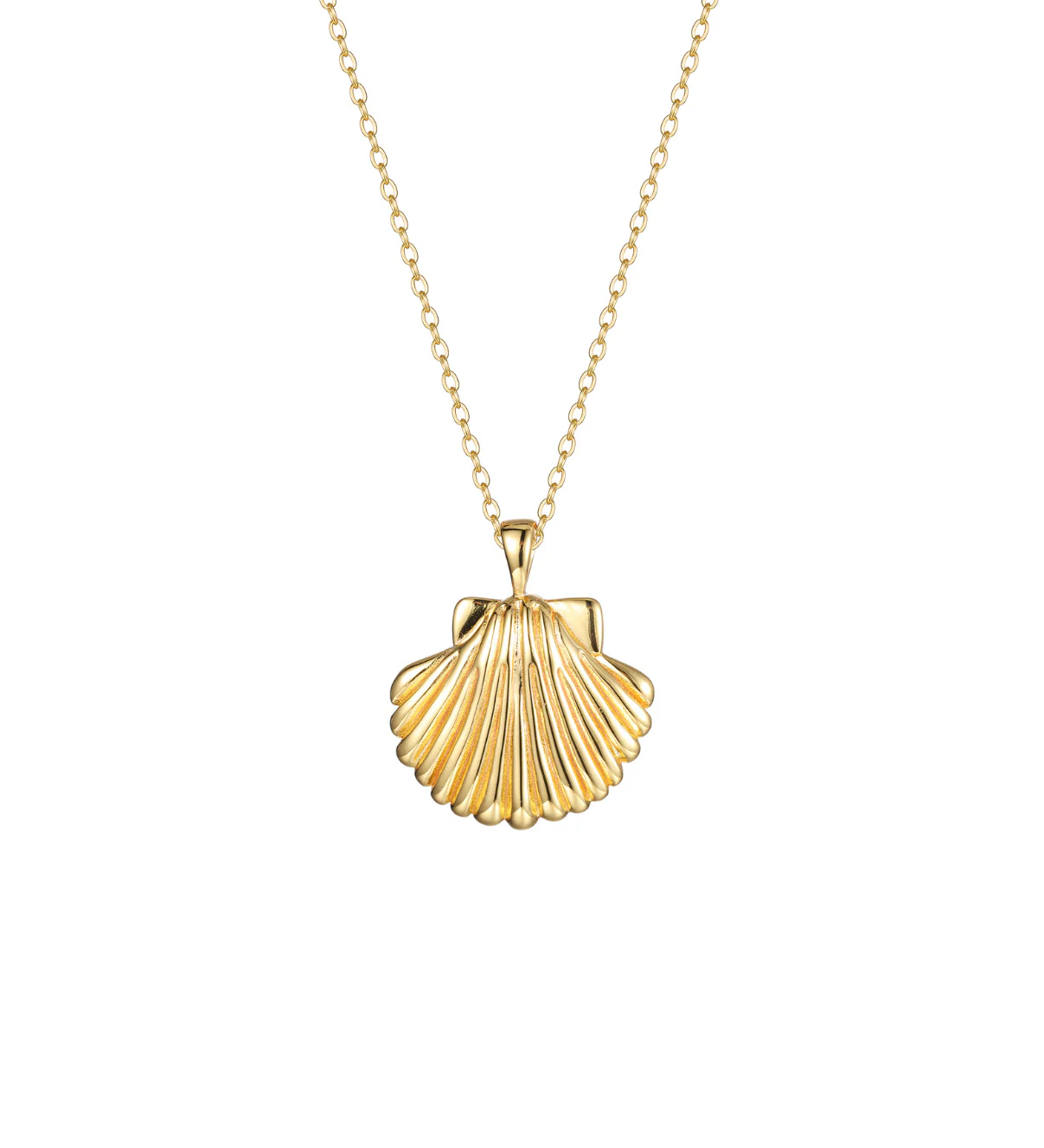 MTL - SUN SHELL NECKLACE IN 18K GOLD