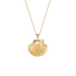 MTL - SUN SHELL NECKLACE IN 18K GOLD