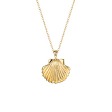 MTL - SUN SHELL NECKLACE IN 18K GOLD