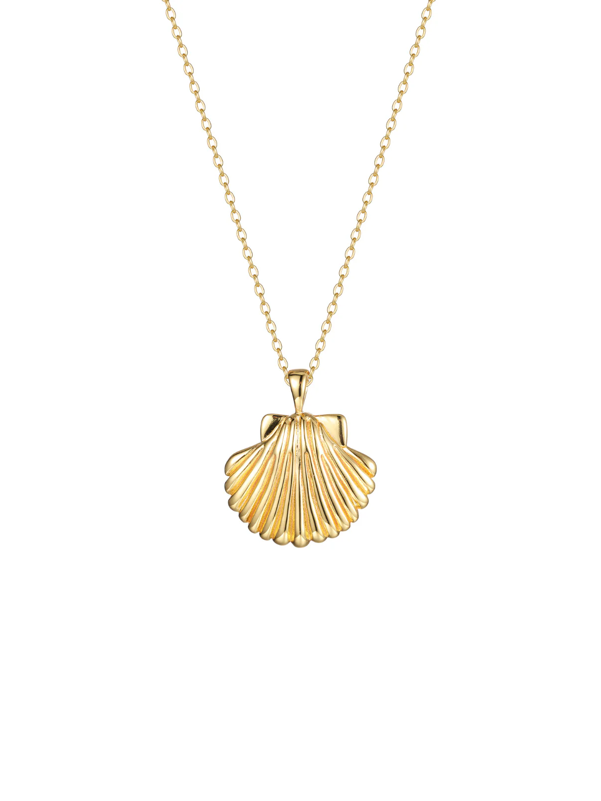 MTL - SUN SHELL NECKLACE IN 18K GOLD