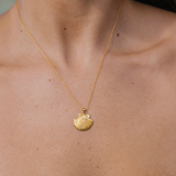 MTL - SUN SHELL NECKLACE IN 18K GOLD
