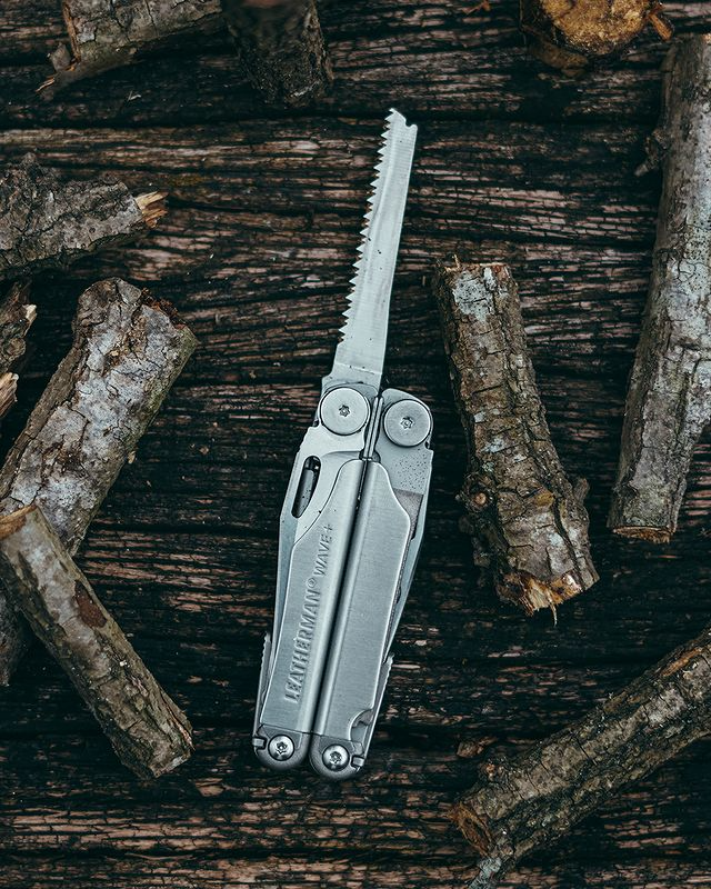 LEATHERMAN - WAVE + | 18 PIECE MULTI TOOL | STAINLESS W/ NYLON BUTTON SHEATH 