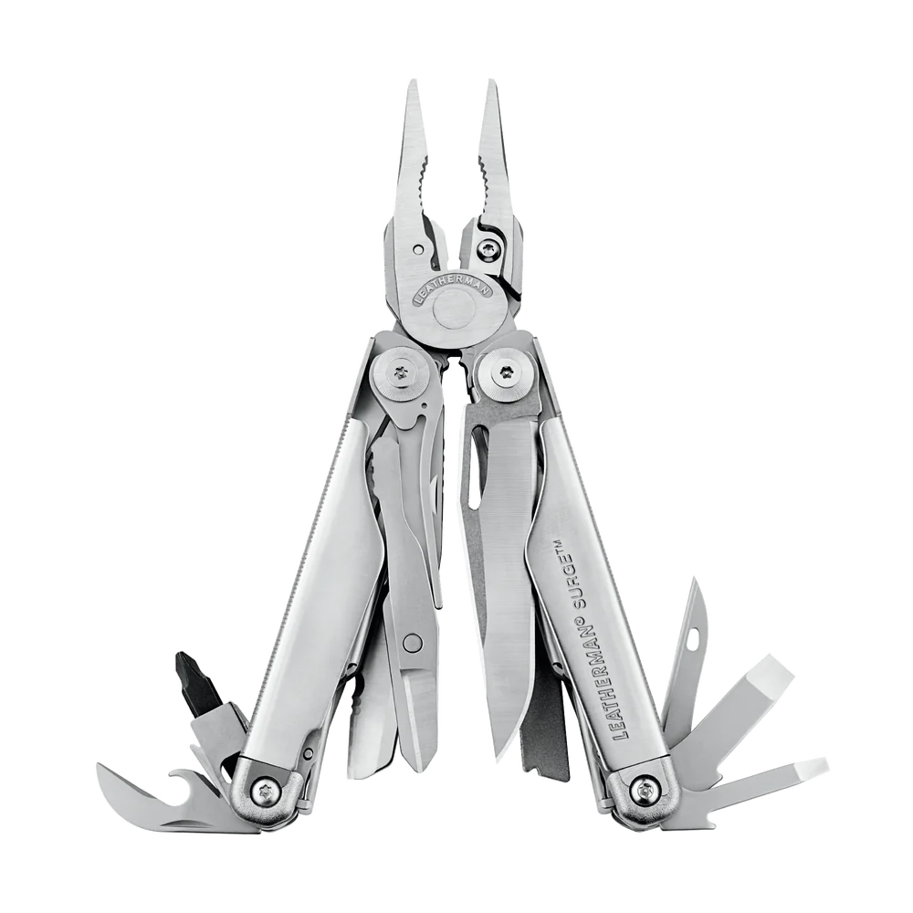 LEATHERMAN - SURGE | 21 PIECE MULTI TOOL | STAINLESS W/NYLON SHEATH