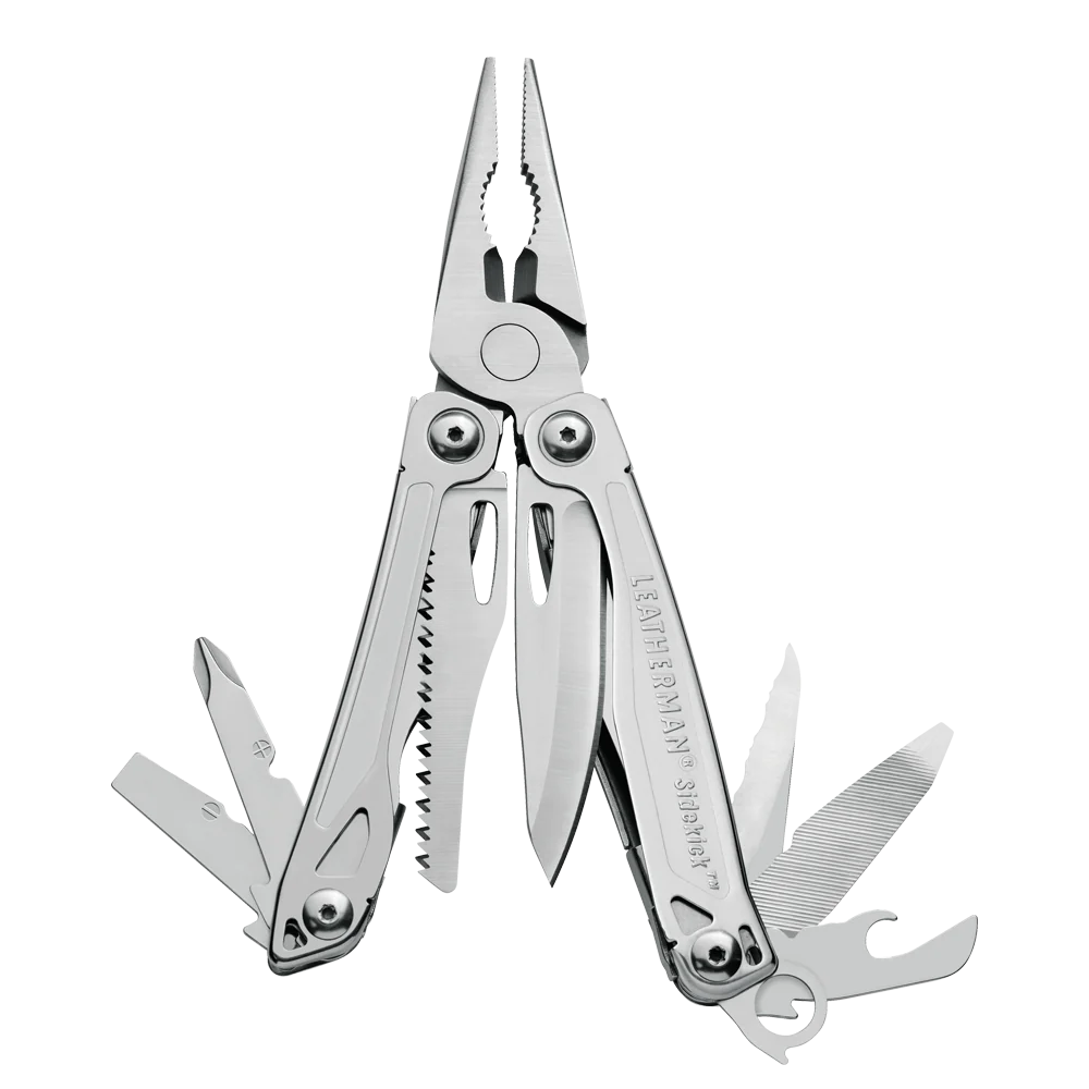 LEATHERMAN - SIDEKICK | 14 PIECE MULTI TOOL | STAINLESS W/ NYLON SHEATH | BOX