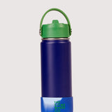 The Somewhere Co Water Bottle 500ml Midnight Mint Swirl