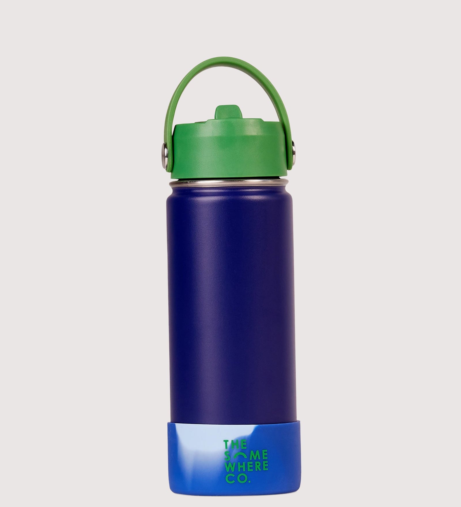 The Somewhere Co Water Bottle 500ml Midnight Mint Swirl