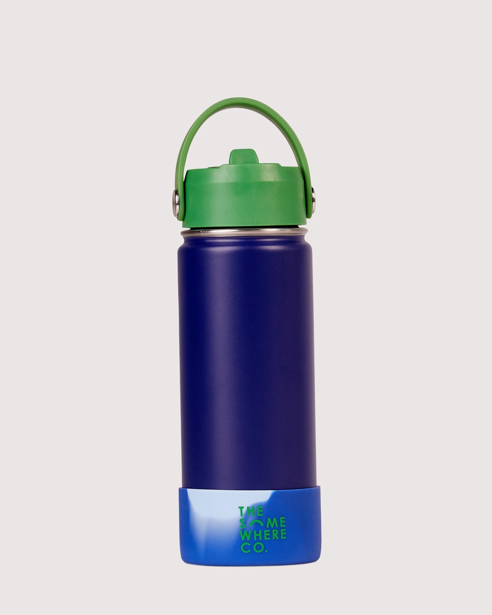 The Somewhere Co Water Bottle 500ml Midnight Mint Swirl