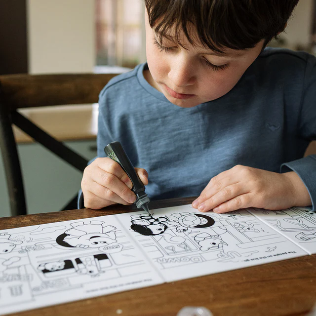 HEY DOODLE - PEEL & STICK SOLID PAINT | EASY PEEL AND STICKABLE COLOURS