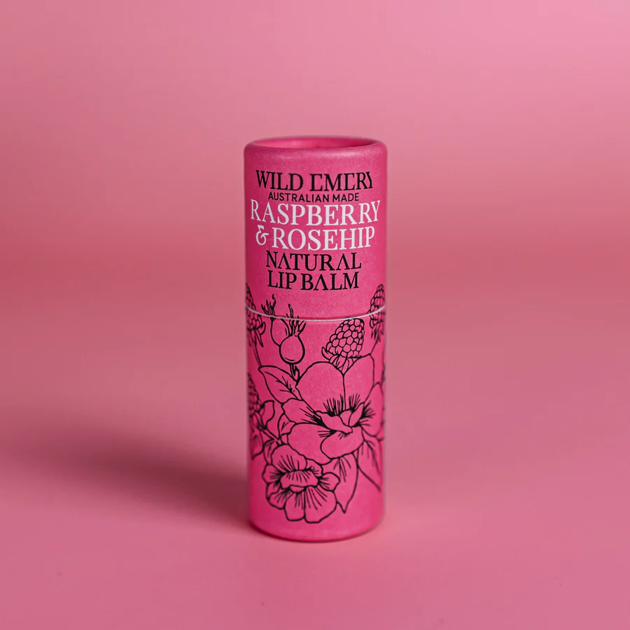 WILD EMERY - NATURAL LIP BALM | RASPBERRY & ROSEHIP