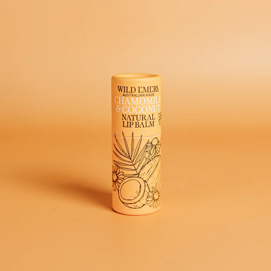 WILD EMERY - NATURAL LIP BALM | CHAMOMILE & COCONUT