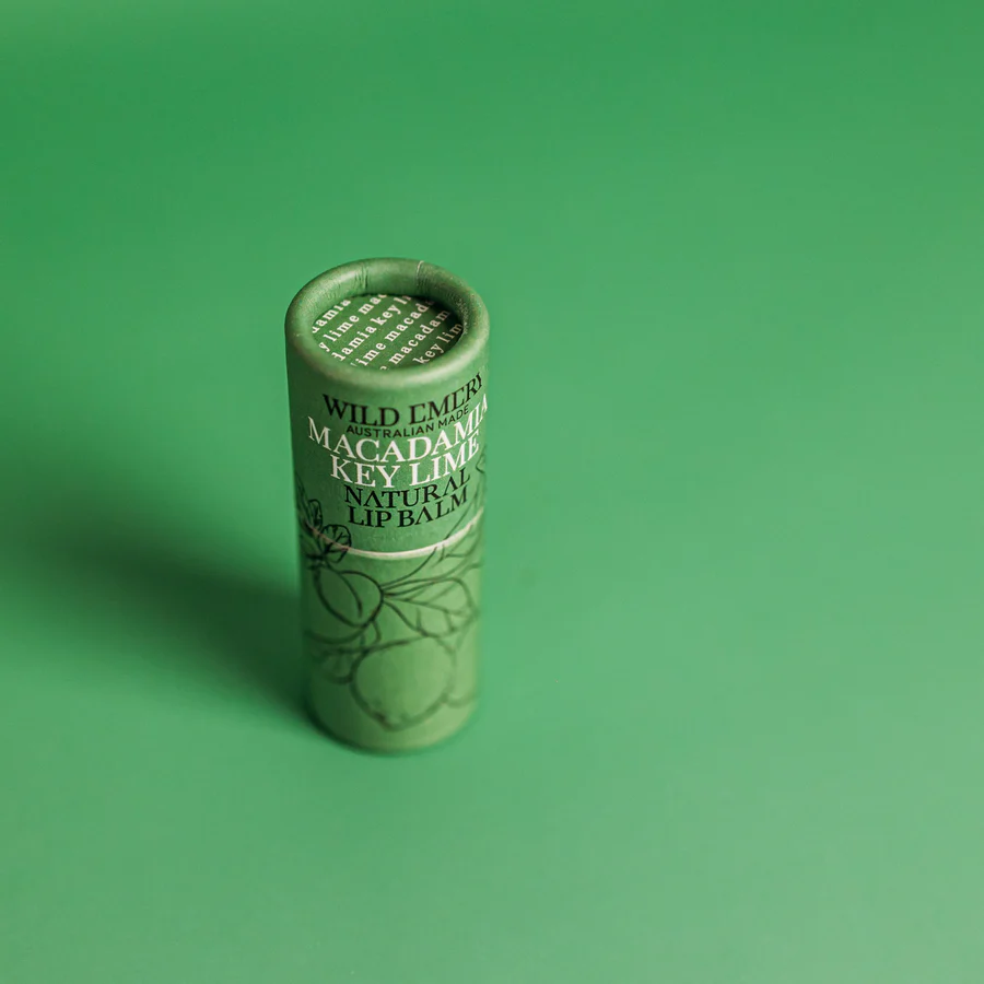 WILD EMERY - NATURAL LIP BALM | MACADAMIA KEY LIME