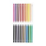 KARST - WOODLESS ARTIST PENCILS - SET OF 24 - ASSORTED COLOURS
