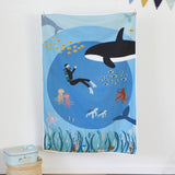 THE WONDERFUL LITTLE SUITCASE CO. - OCEAN LOVER PLAYMAT SET (INCL. MEMORY GAME)