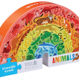 CROCODILE CREEK - RAINBOW PUZZLE 100 PC | ANIMALS