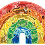 CROCODILE CREEK - RAINBOW PUZZLE 100 PC | ANIMALS