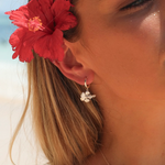 MTL - HIBISCUS HOOP STERLING SILVER
