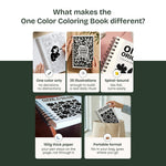 Still&Slow One Colour Colouring Book Spring Edition