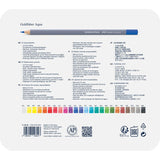 FABER-CASTELL - GOLDFABER AQUA WATERCOLOUR PENCILS | TIN OF 24 colour range