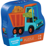 CROCODILE CREEK - MINI PUZZLE 12 PC | CONSTRUCTION CROC