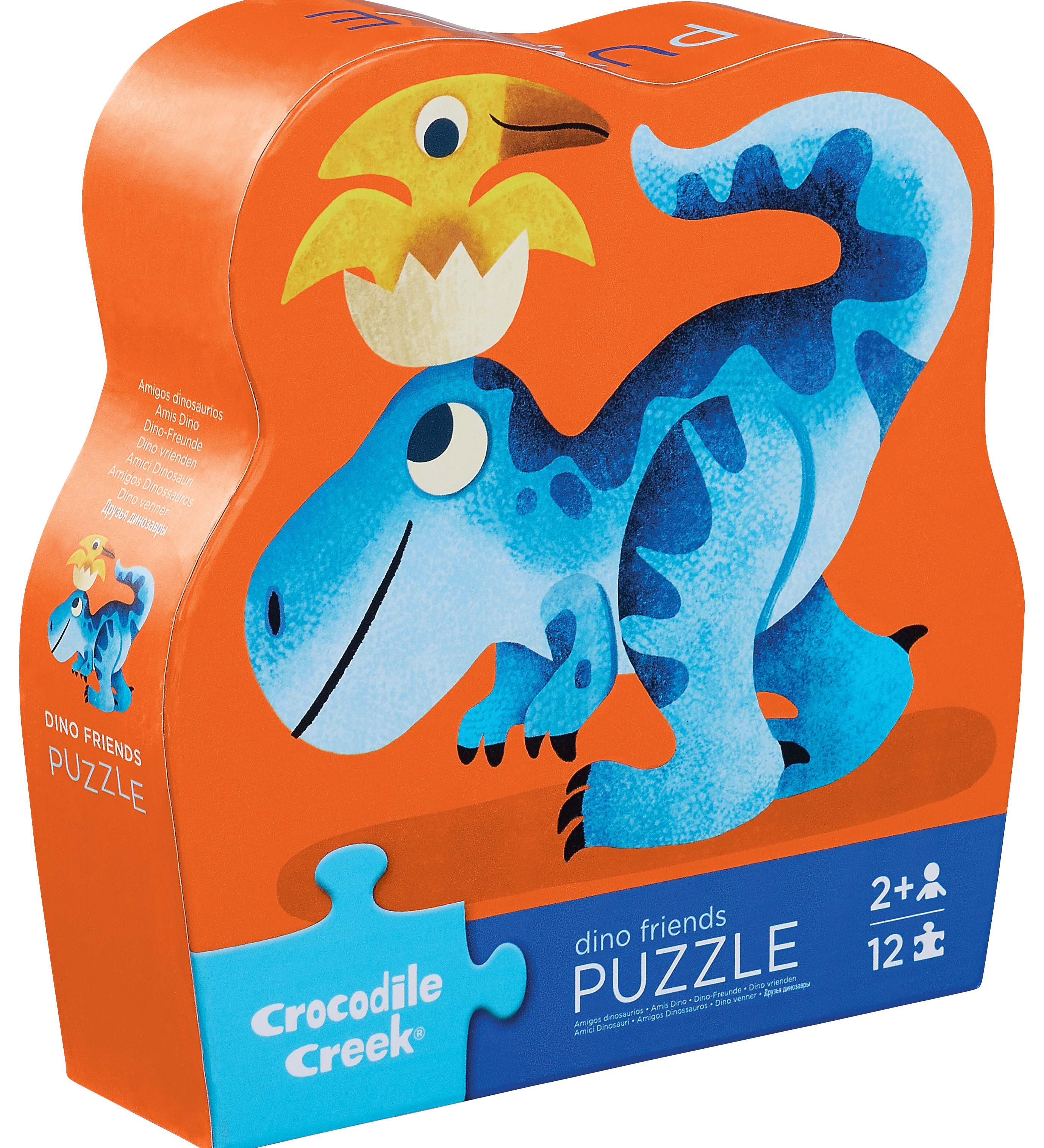 CROCODILE CREEK - MINI PUZZLE 12 PC | DINO FRIENDS
