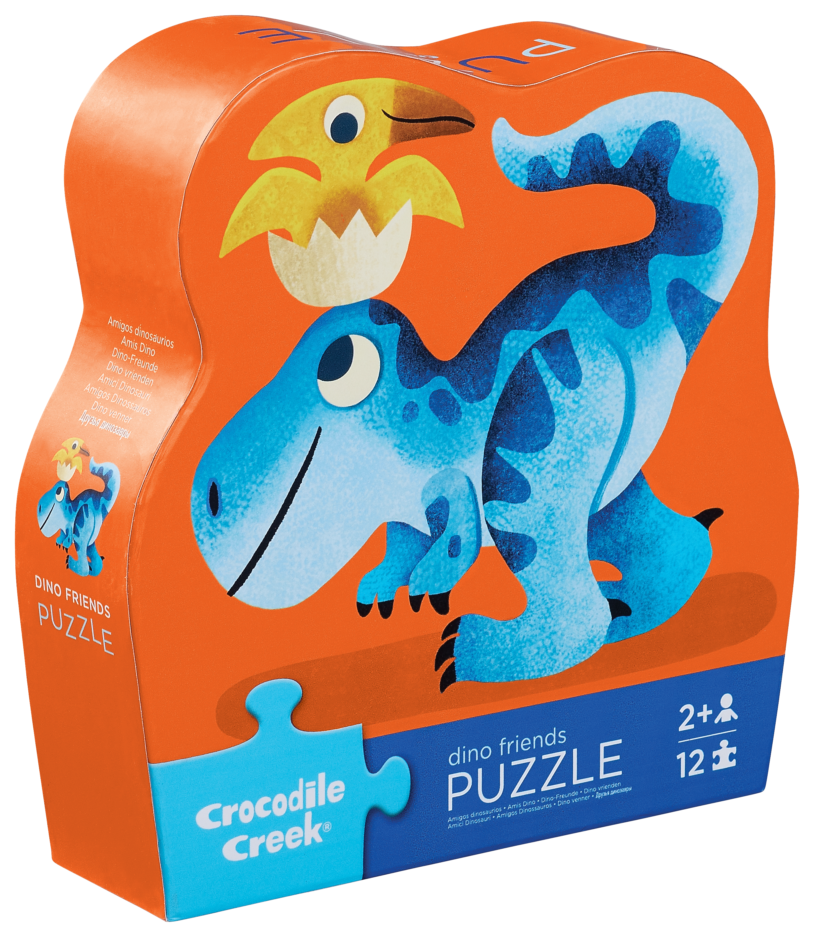 CROCODILE CREEK - MINI PUZZLE 12 PC | DINO FRIENDS