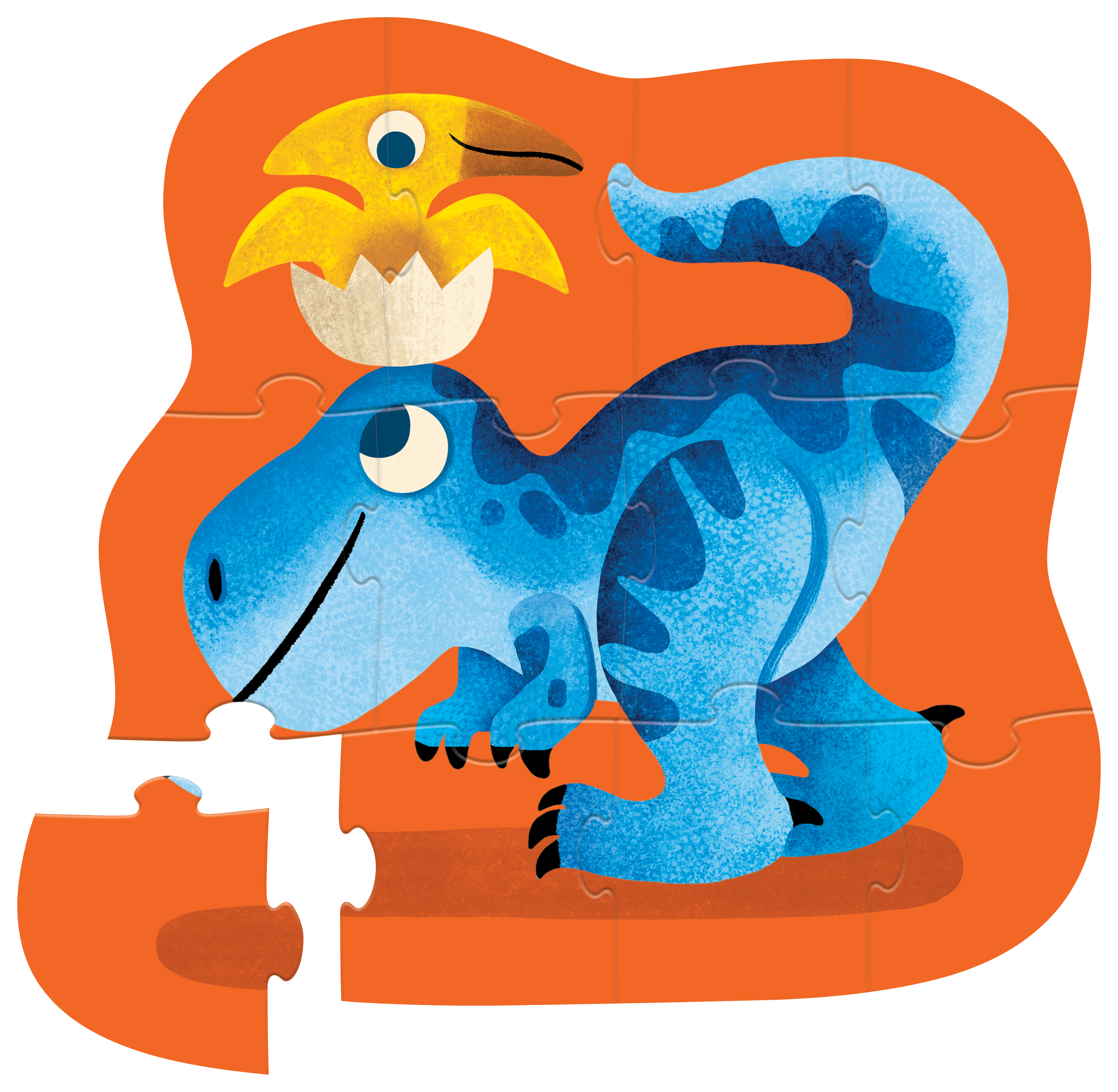 CROCODILE CREEK - MINI PUZZLE 12 PC | DINO FRIENDS