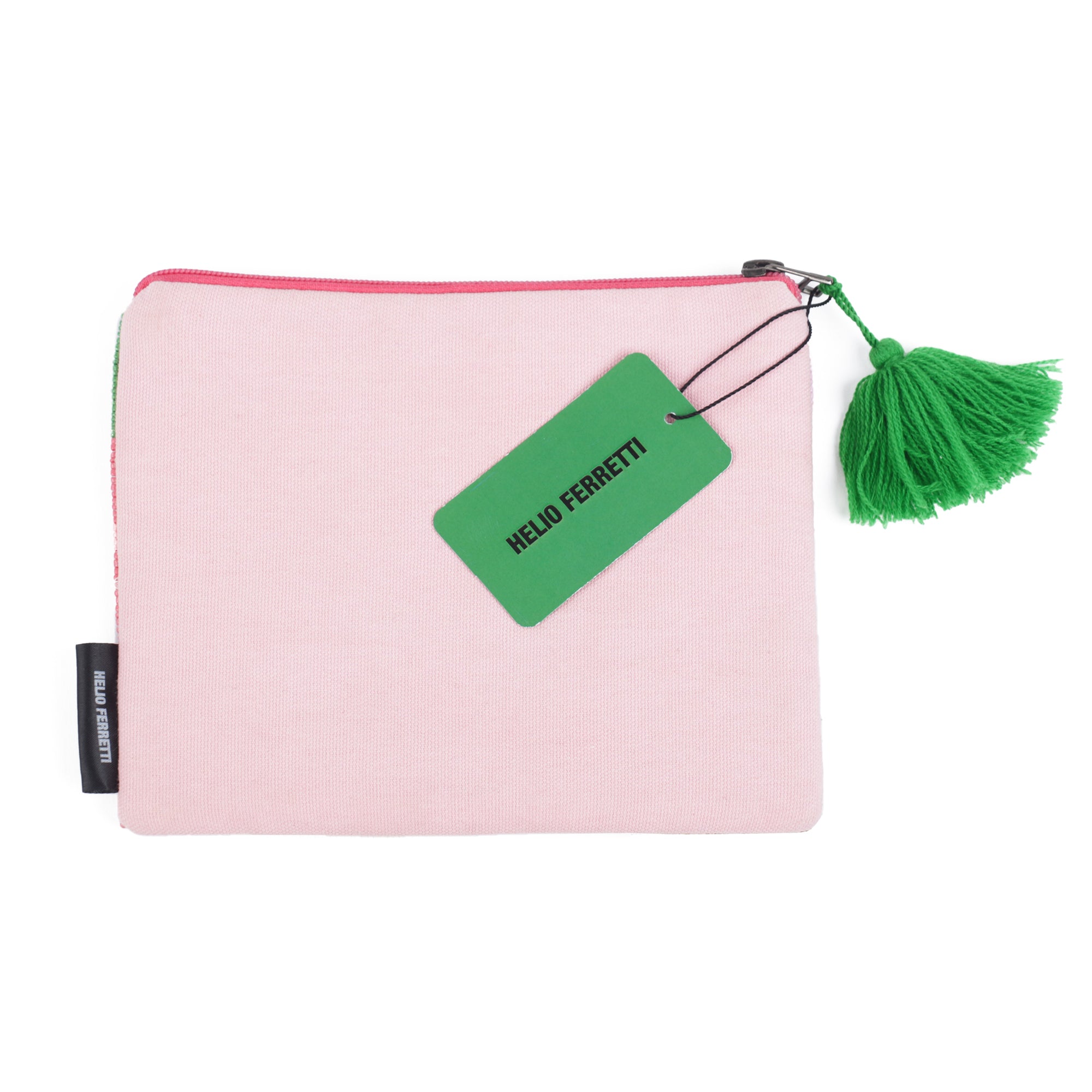 Helio Ferretti geometric beaded clutch