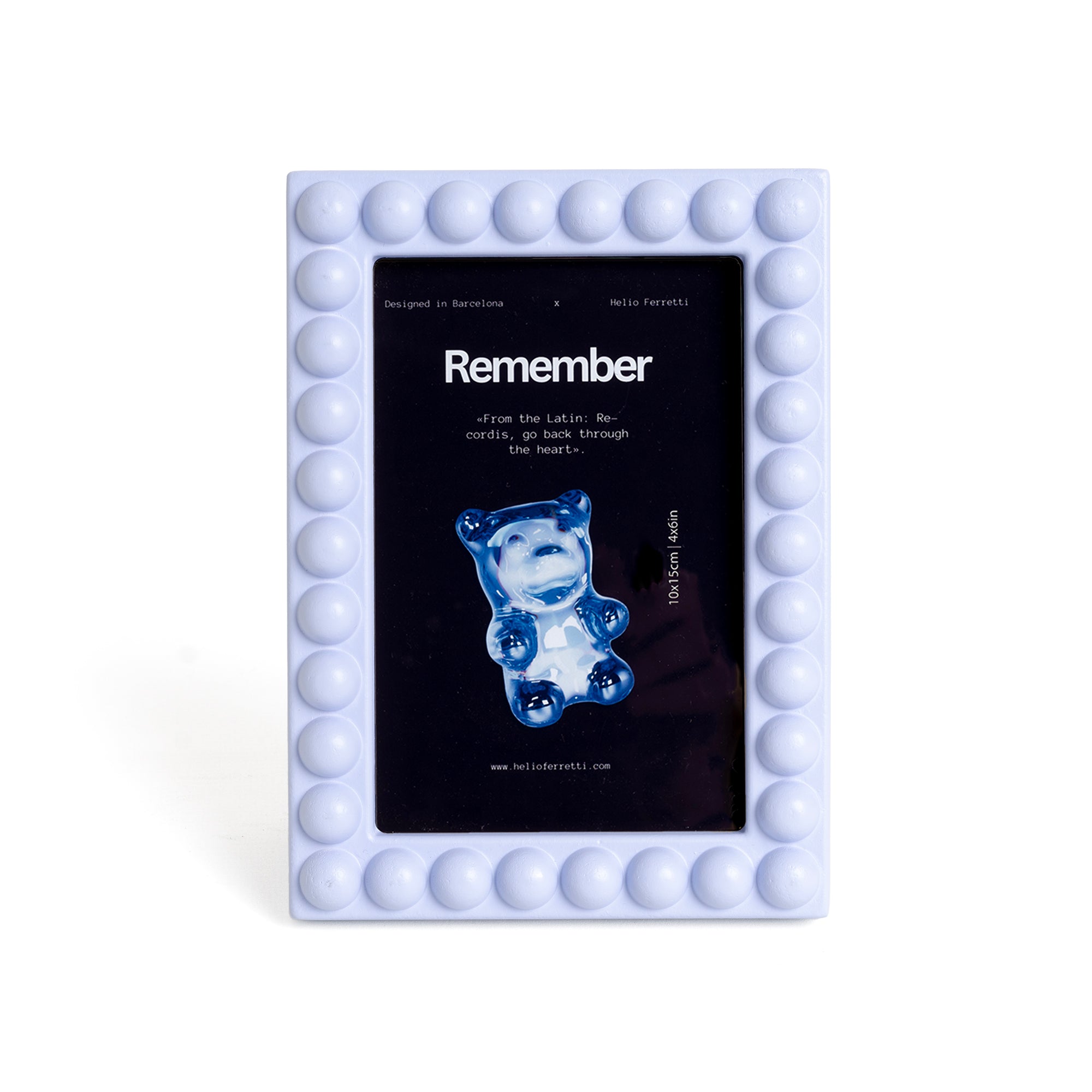 Helio Ferretti violet memory photo frame