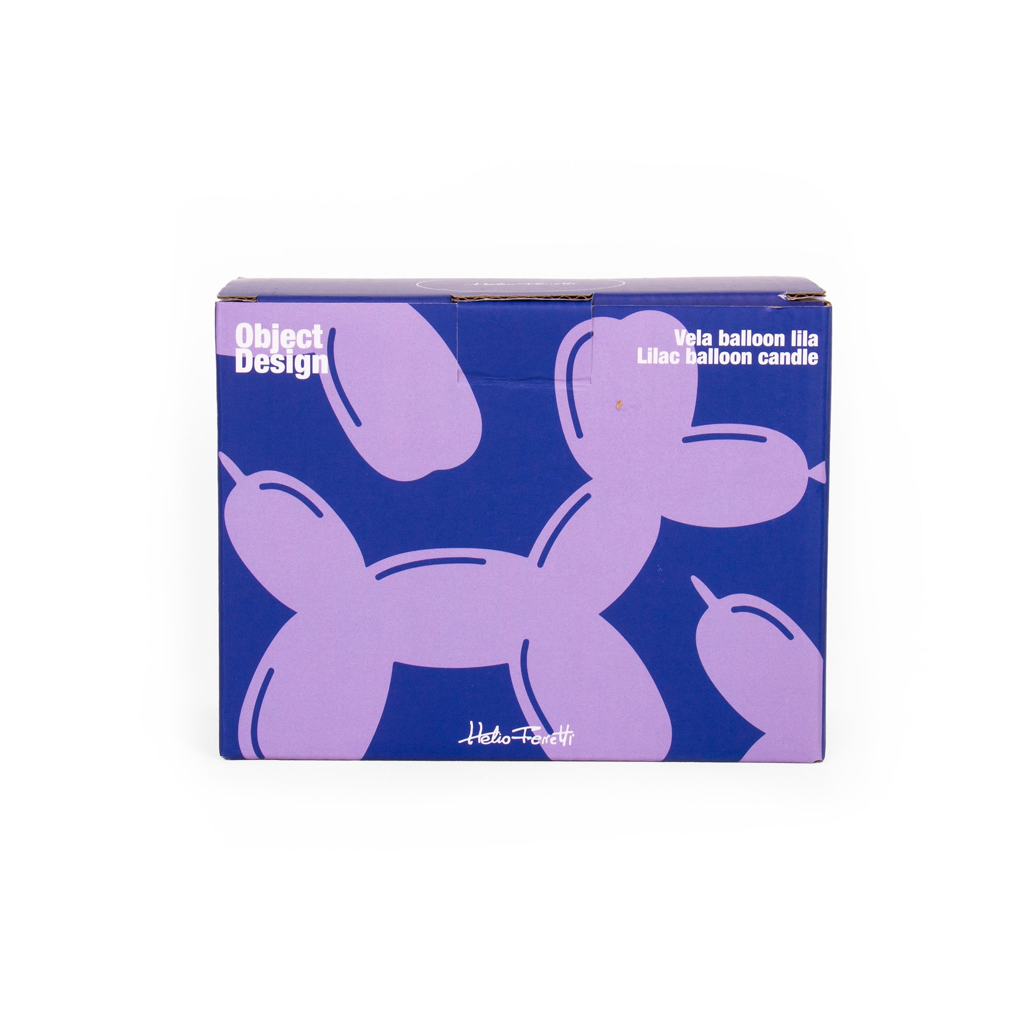 Helio Ferretti violet balloon dog candle