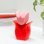 Helio Ferretti red tulip candle