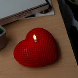 Helio Ferretti red LED heart candle