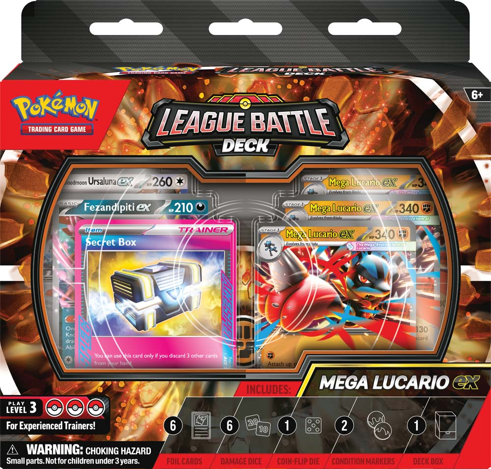 POKEMON - POKEMON TCG | MEGA LUCARIO EX LEAGUE BATTLE DECK 