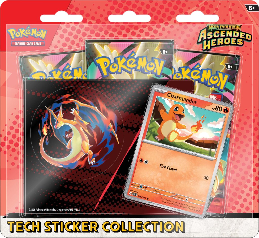 POKEMON - POKEMON TCG | ME2.5 ASCENDED HEROES TECH STICKER BLISTER
