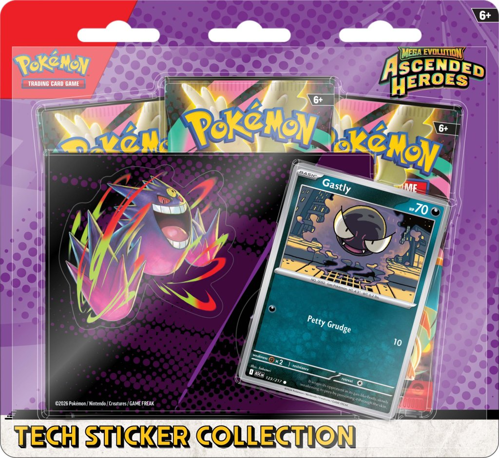 POKEMON - POKEMON TCG | ME2.5 ASCENDED HEROES TECH STICKER BLISTER