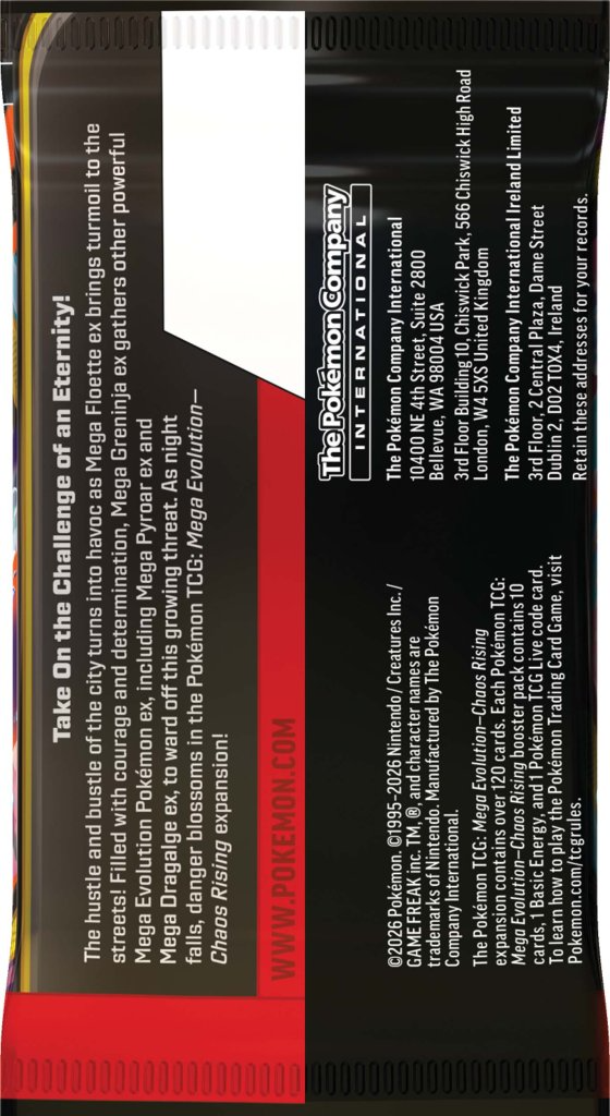 POKEMON - POKEMON TCG | MEGA EVOLUTIONS 4 CHAOS RISING BOOSTER