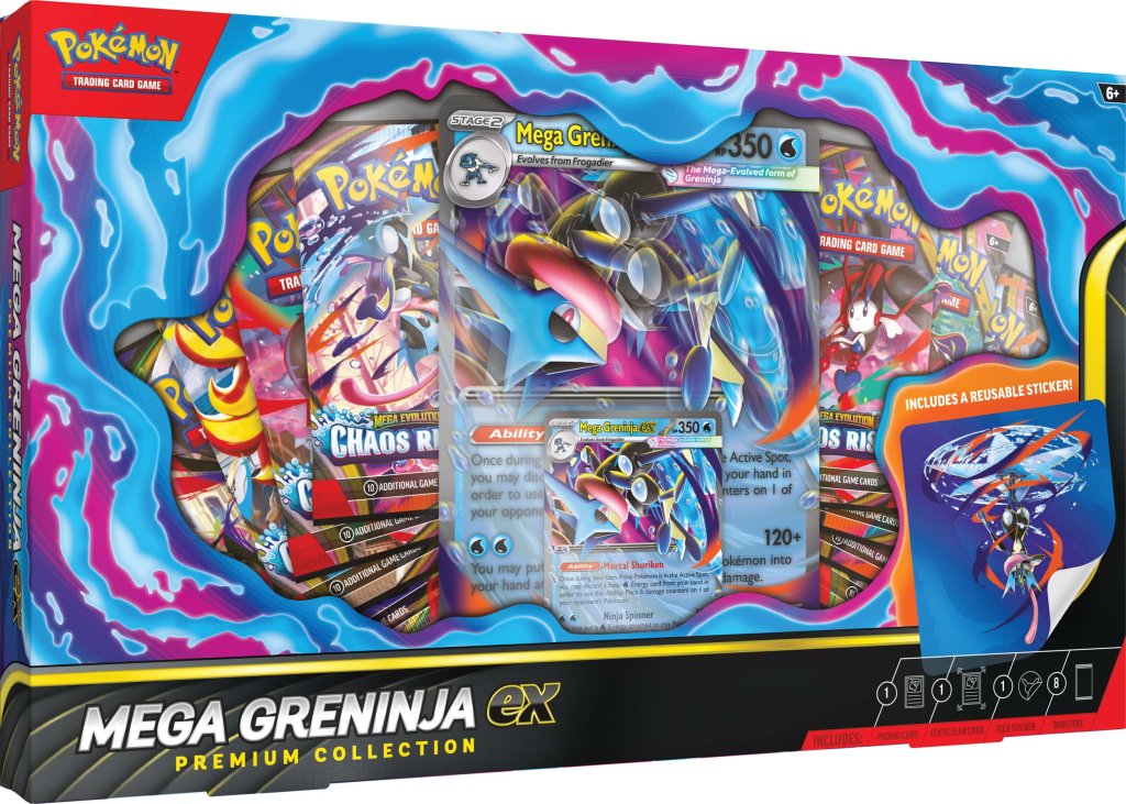 POKEMON - POKEMON TCG MEGA GRENINJA EX PREMIUM COLLECTION