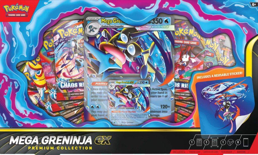 POKEMON - POKEMON TCG MEGA GRENINJA EX PREMIUM COLLECTION