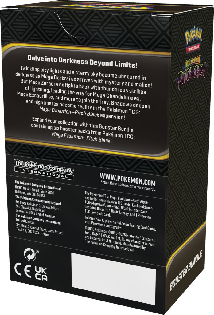 POKEMON - POKEMON TCG | MEGA EVOLUTIONS 5 PITCH BLACK BOOSTER BUNDLE