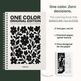 Still&Slow One Colour Colouring Book Original Edition