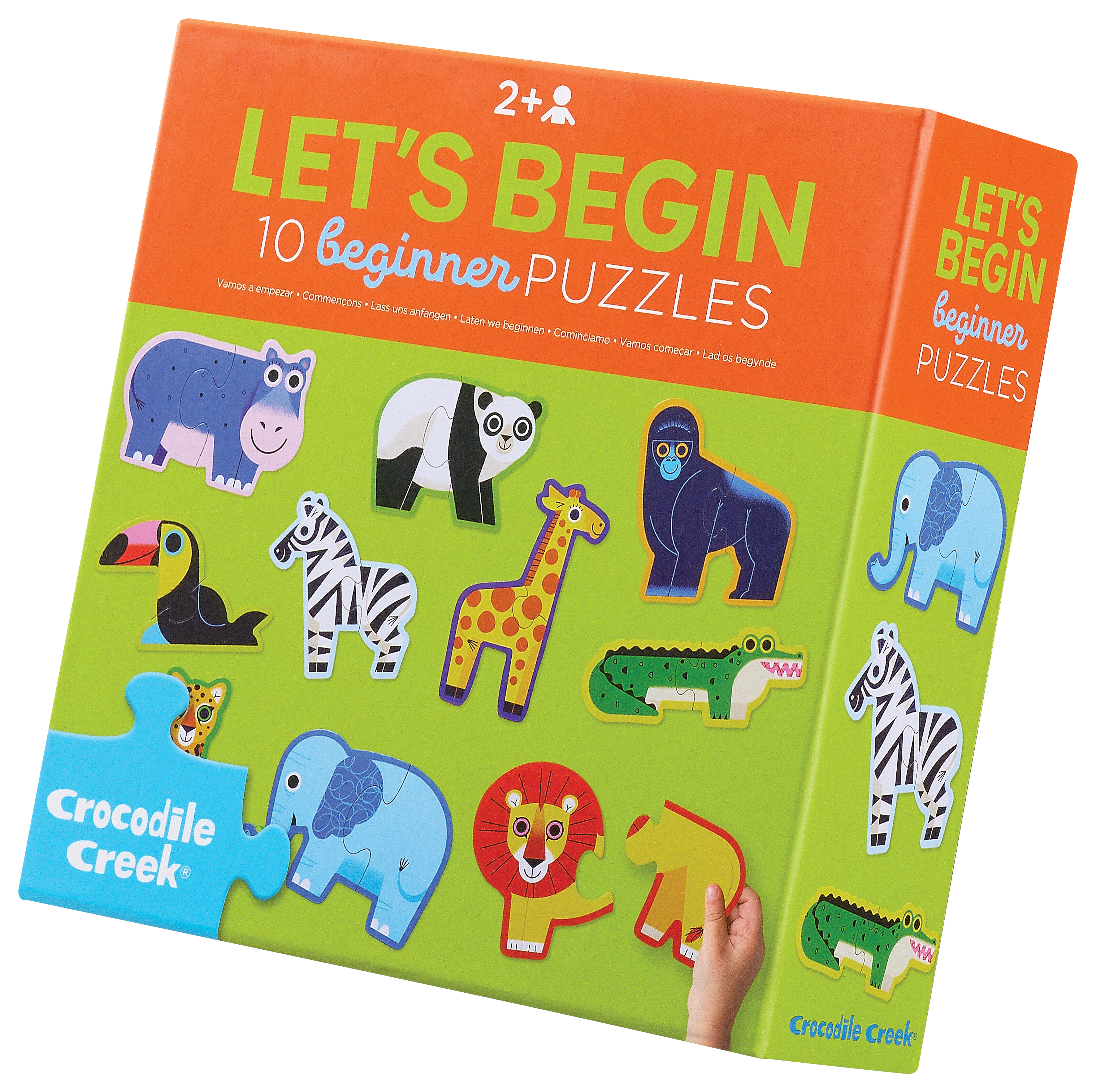 CROCODILE CREEK - LET'S BEGIN PUZZLE 2 PC | JUNGLE