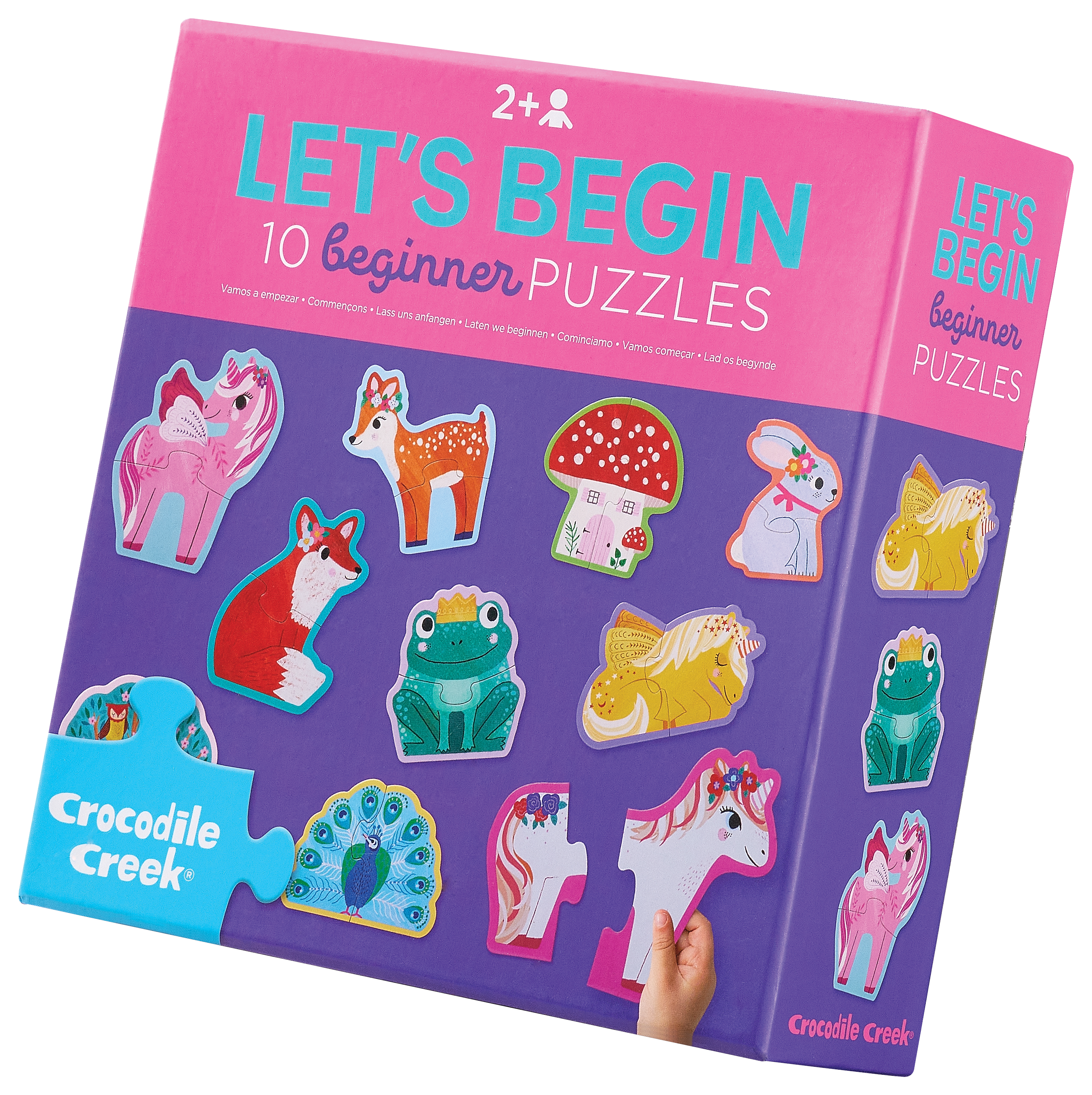CROCODILE CREEK - LET'S BEGIN PUZZLE 2 PC | UNICORN